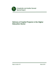 Special Report 107 Delivery of Capital Projects in the Higher Education Sector thumbnail