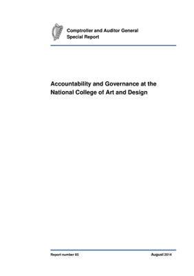 Special Report 85 Accountability and Governance at the National College of Art and Design thumbnail