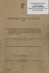 Appropriation Accounts 1981 thumbnail