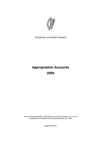 Appropriation Accounts 2009 thumbnail