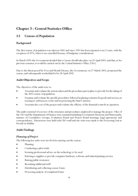 2001 Annual Report, Chapter 03 Central Statistics Office thumbnail