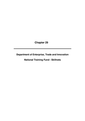 2009 Annual Report, Chapter 29 Department of Enterprise, Trade and Innovation NTF thumbnail