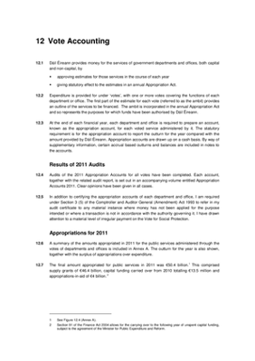 2011 Annual Report, Chapter 12: Vote Accounting thumbnail