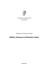 Special Report 78 Matters Arising out of Education Audits thumbnail
