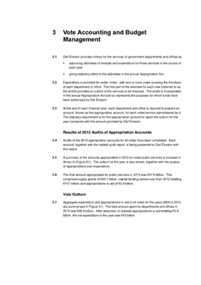 2013 Annual Report, Chapter 3: Vote Accounting and Budget Management thumbnail