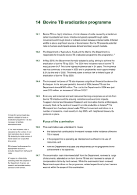 14. Bovine TB eradication programme thumbnail