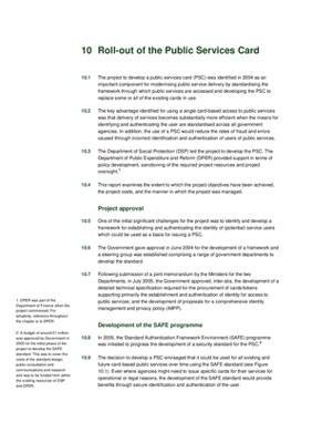 2015 Annual Report, Chapter 10: Roll out of the Public Services Card thumbnail