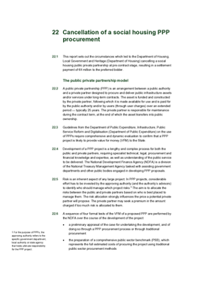 22. Cancellation Of Social Housing PPP Procurement thumbnail