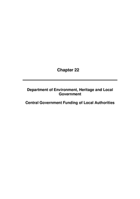 2009 Annual Report, Chapter 22 Department of Environment, Heritage and Local CGF of LA thumbnail