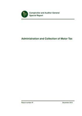 Special Report 97 Administration and Collection of Motor Tax thumbnail