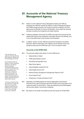 25. Accounts of the National Treasury Management Agency thumbnail