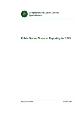 Special Report 99 Public Sector Financial Reporting for 2015 thumbnail