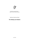 Special Report 44 The Waiting List Initiative thumbnail