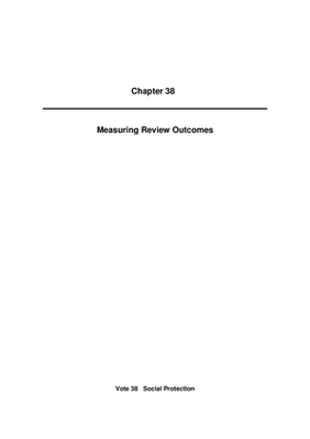 2010 Annual Report, Chapter 38 Measuring Review Outcomes thumbnail