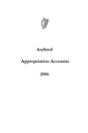 Appropriation Accounts 2006 thumbnail