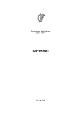 Special Report 58 eGovernment thumbnail