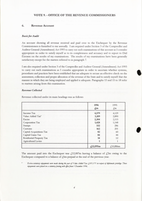 1996 Annual Report, Chapter 03 Office of the Revenue Commissioners thumbnail