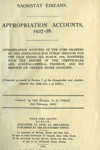 Appropriation Accounts 1927 28 thumbnail