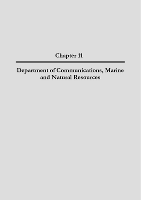 2004 Annual Report, Chapter 11 Department of Communications, Marine and Natural Resources thumbnail