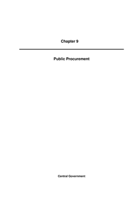 2010 Annual Report, Chapter 09 Public Procurement thumbnail