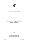 Special Report 05 Management of Telephone Facilities in the Civil Service thumbnail