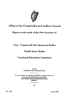 General Matters Report 5 Report of 1994 Accounts Non Commercial State Sponsored Bodies Health Sector Bodies thumbnail