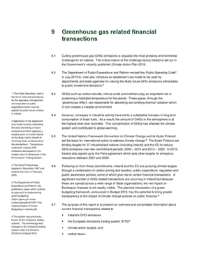 2018 Annual Report, Chapter 9 Greenhouse gas related financial transactions thumbnail