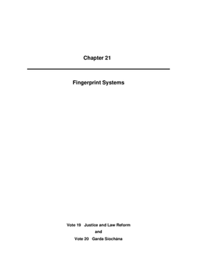 2010 Annual Report, Chapter 21 Fingerprint Systems thumbnail