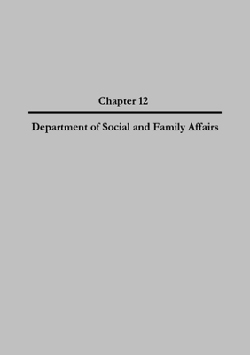 2007 Annual Report, Chapter 12 Department of Social and Family Affairs thumbnail