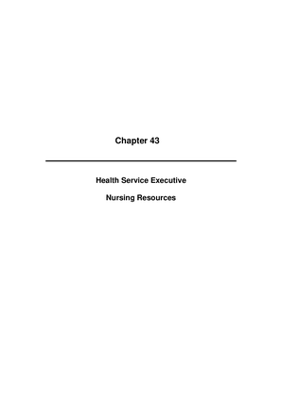 2009 Annual Report, Chapter 43 Health Service Executive Nursing Resources thumbnail